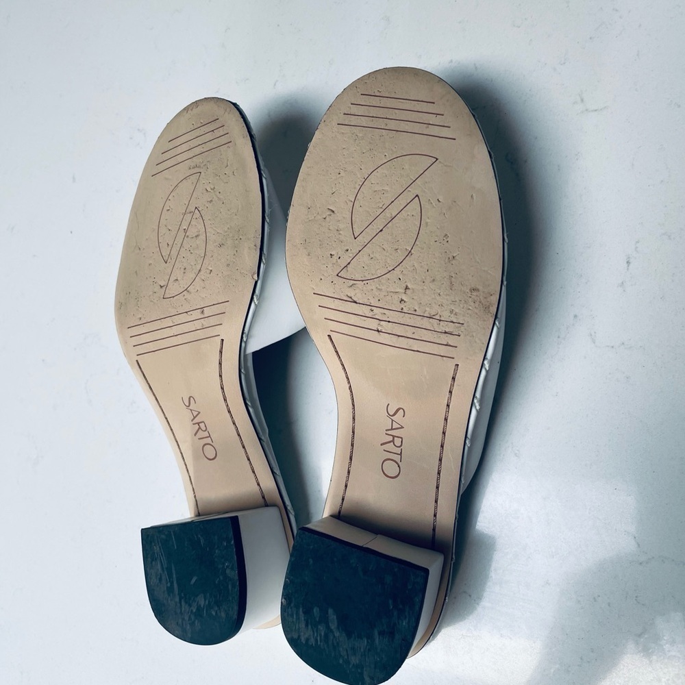 Franco Sarto White Sandals - Picture 5 of 10